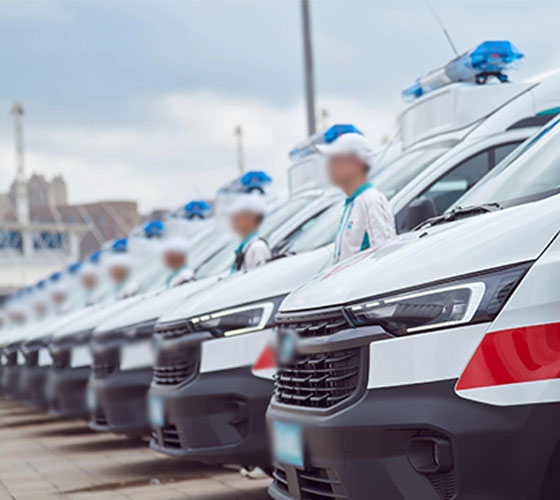 察布查尔锡伯服务车队展示